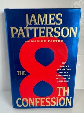 📚 3/$25 📚 James Patterson The 8th Confession Hardcover Book